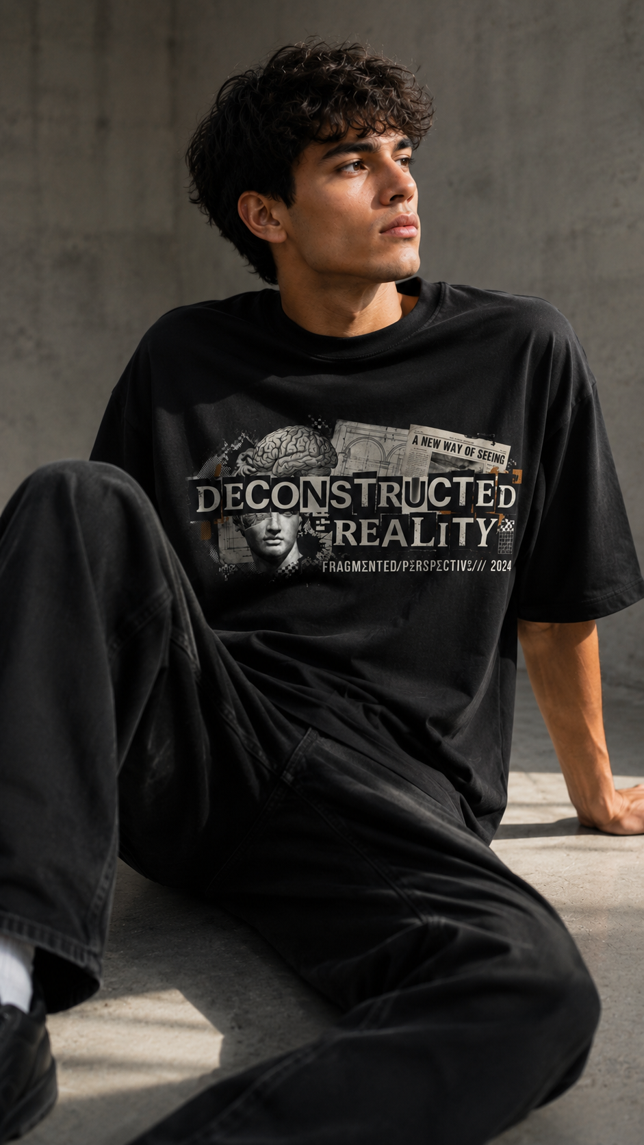 Deconstructed Reality Graphic Tee - Image 4