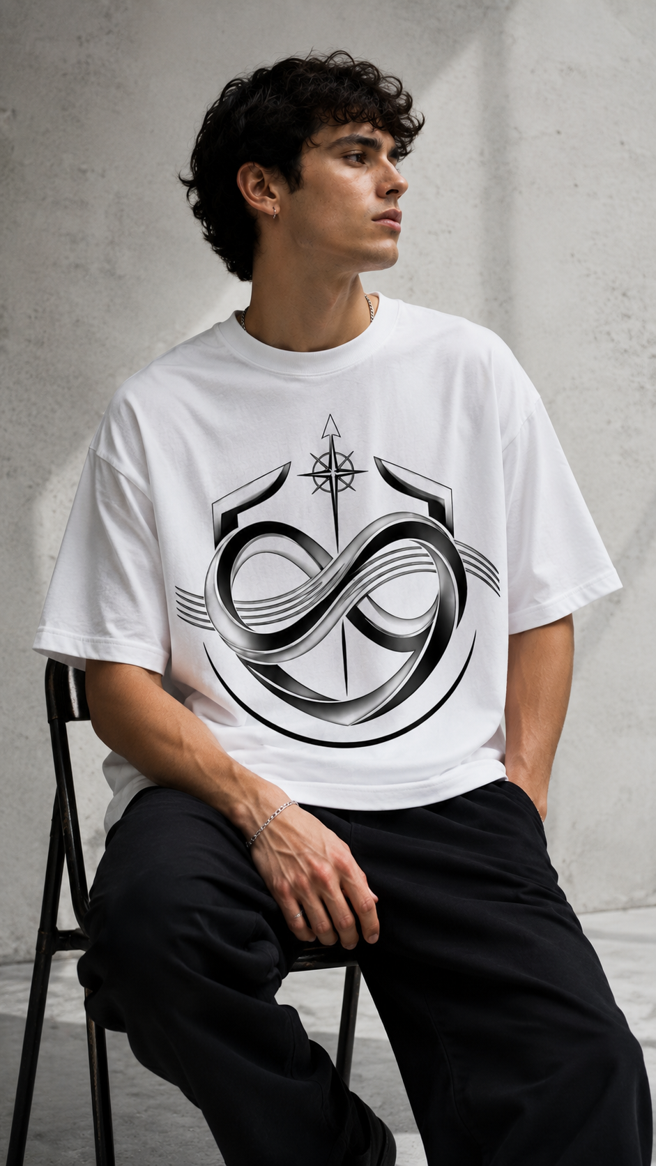 Infinite Compass Graphic Tee - Image 2